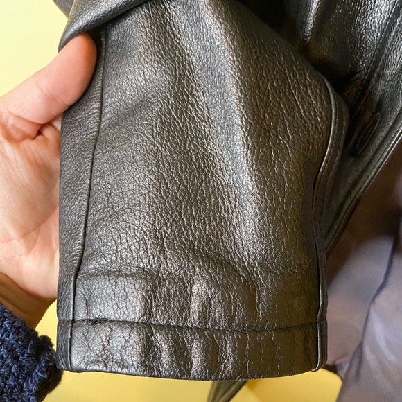 Wilson’s Leather Genuine Leather Black Button Down Women’s Jacket Size M - Picture 5 of 13